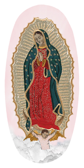 DASOV 110 PK Lady of Guadalupe Clouds Pink